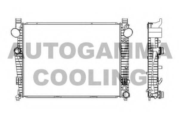 AUTOGAMMA 102168 Радиатор, охлаждение двигателя
