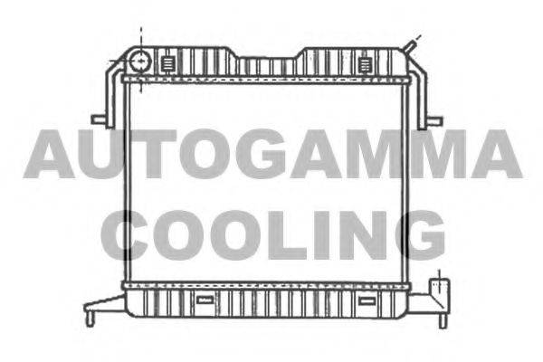 Радиатор, охлаждение двигателя AUTOGAMMA 102235