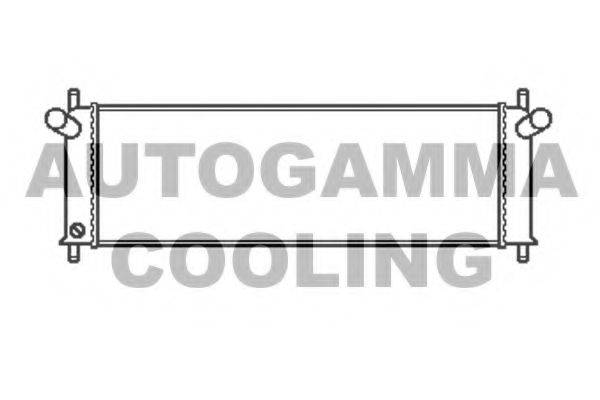 AUTOGAMMA 102277 Радиатор, охлаждение двигателя