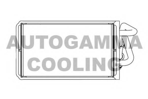 Теплообменник, отопление салона AUTOGAMMA 102443