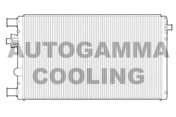 Радиатор, охлаждение двигателя AUTOGAMMA 102867