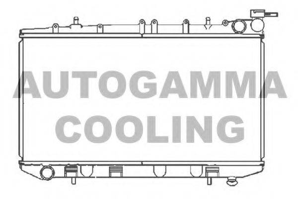 Радиатор, охлаждение двигателя AUTOGAMMA 102934