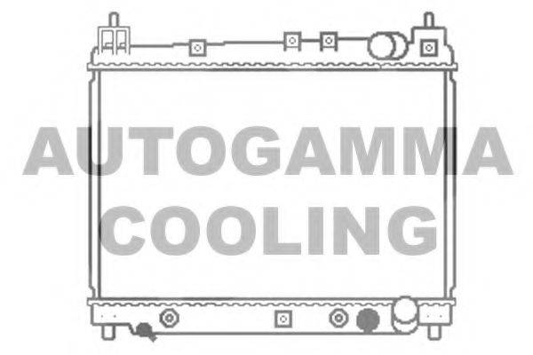 AUTOGAMMA 102957 Радиатор, охлаждение двигателя