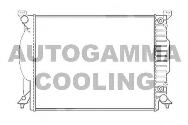 Радиатор, охлаждение двигателя AUTOGAMMA 102983