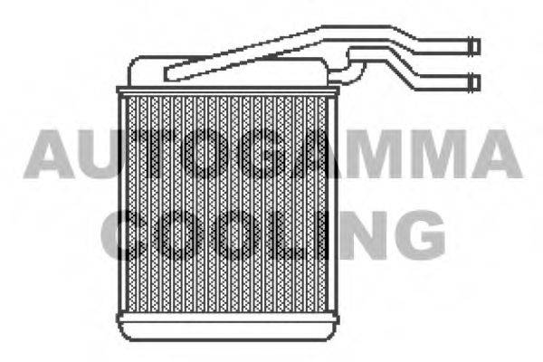 Теплообменник, отопление салона AUTOGAMMA 103133