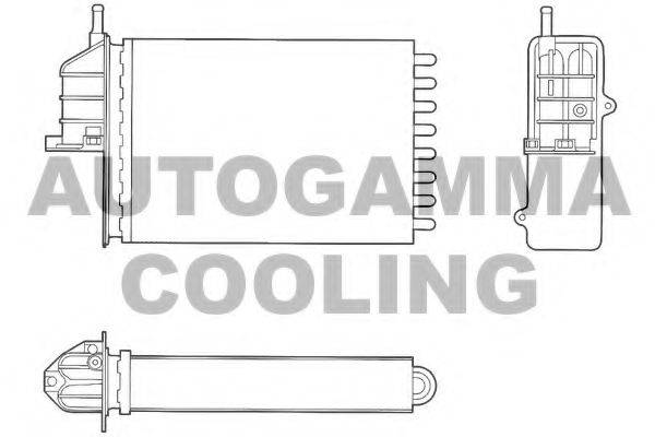 AUTOGAMMA 103189 Теплообменник, отопление салона