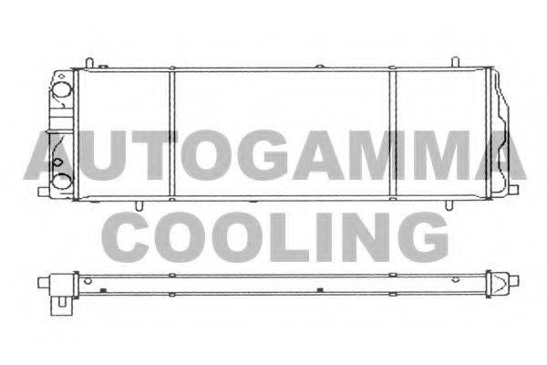 Радиатор, охлаждение двигателя AUTOGAMMA 103214