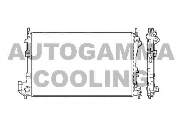 Радиатор, охлаждение двигателя AUTOGAMMA 103237