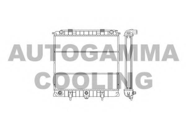 AUTOGAMMA 103269 Радиатор, охлаждение двигателя