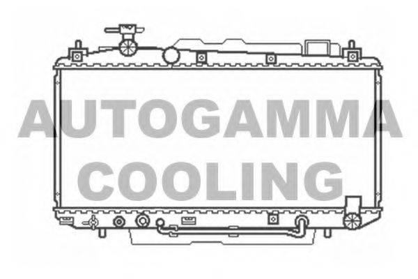 Радиатор, охлаждение двигателя AUTOGAMMA 103371