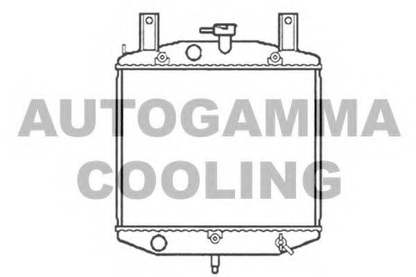 Радиатор, охлаждение двигателя AUTOGAMMA 103405