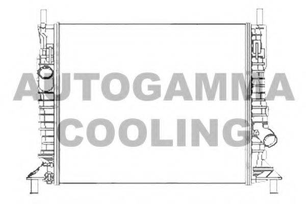 AUTOGAMMA 103422 Радиатор, охлаждение двигателя