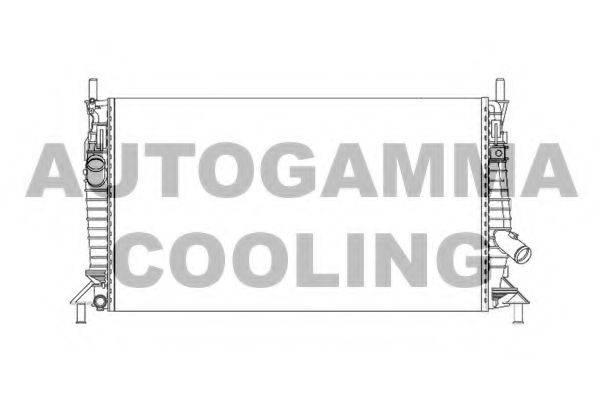 Радиатор, охлаждение двигателя AUTOGAMMA 103424