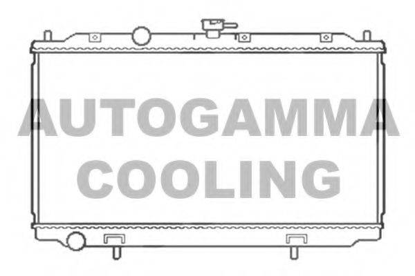 AUTOGAMMA 103497 Радиатор, охлаждение двигателя