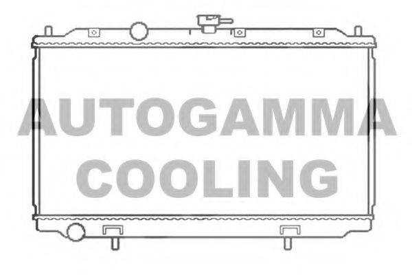 AUTOGAMMA 103499 Радиатор, охлаждение двигателя