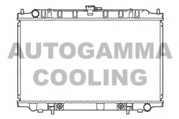 AUTOGAMMA 103503 Радиатор, охлаждение двигателя