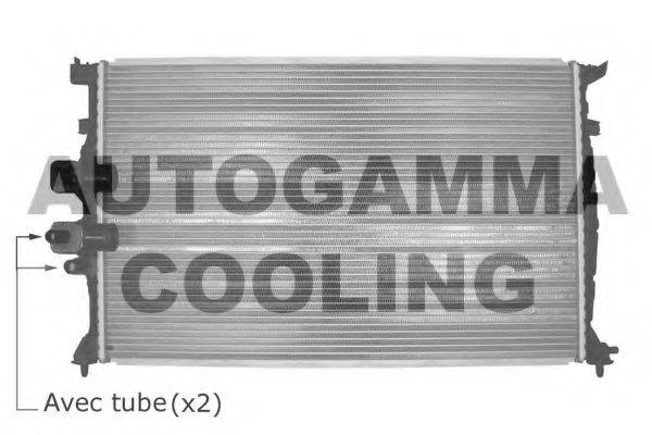 AUTOGAMMA 103580 Радиатор, охлаждение двигателя