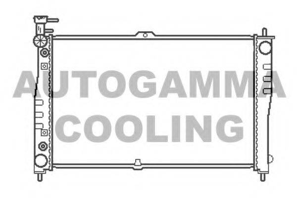 Радиатор, охлаждение двигателя AUTOGAMMA 103610