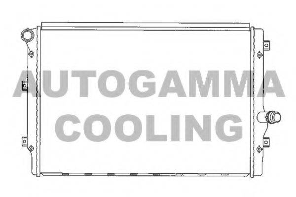 AUTOGAMMA 103614 Радиатор, охлаждение двигателя