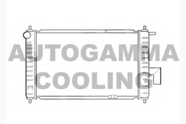 Радиатор, охлаждение двигателя AUTOGAMMA 103697