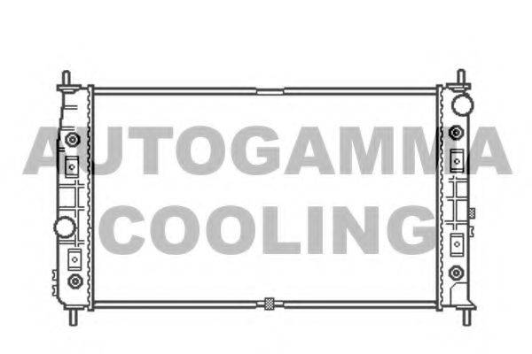 Радиатор, охлаждение двигателя AUTOGAMMA 103762
