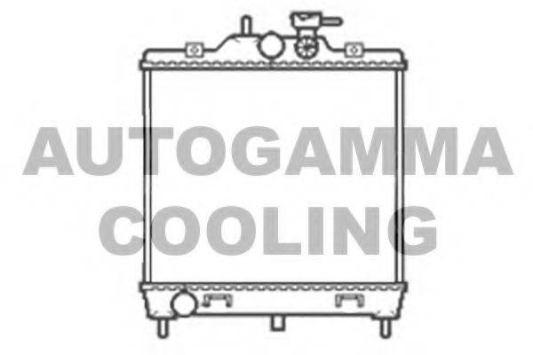 AUTOGAMMA 103820 Радиатор, охлаждение двигателя