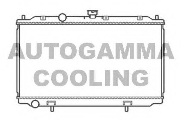 Радиатор, охлаждение двигателя AUTOGAMMA 103840