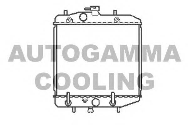 Радиатор, охлаждение двигателя AUTOGAMMA 103908