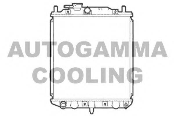 Радиатор, охлаждение двигателя AUTOGAMMA 103909