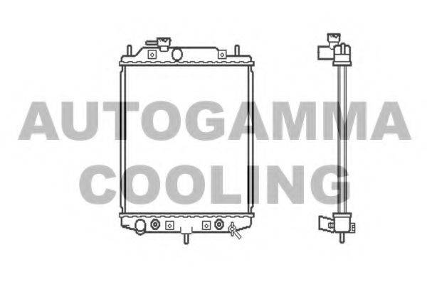 Радиатор, охлаждение двигателя AUTOGAMMA 103910