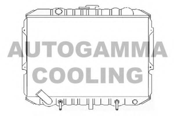 Радиатор, охлаждение двигателя AUTOGAMMA 103935
