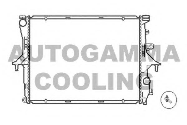 Радиатор, охлаждение двигателя AUTOGAMMA 103943