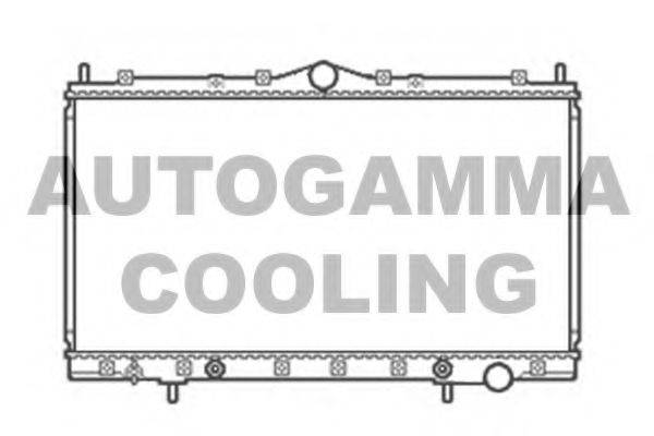 Радиатор, охлаждение двигателя AUTOGAMMA 103956