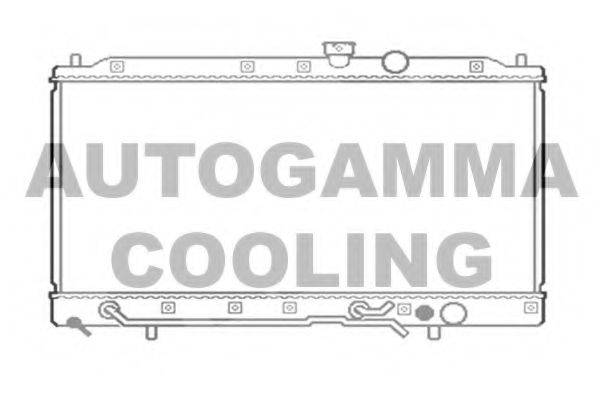 Радиатор, охлаждение двигателя AUTOGAMMA 103960