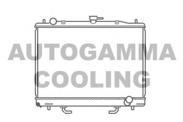 AUTOGAMMA 103963 Радиатор, охлаждение двигателя