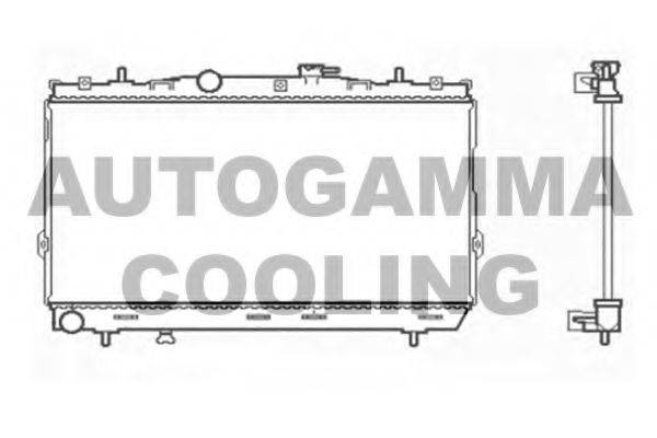 Радиатор, охлаждение двигателя AUTOGAMMA 104005