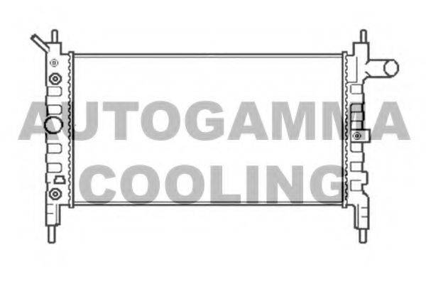 Радиатор, охлаждение двигателя AUTOGAMMA 104006