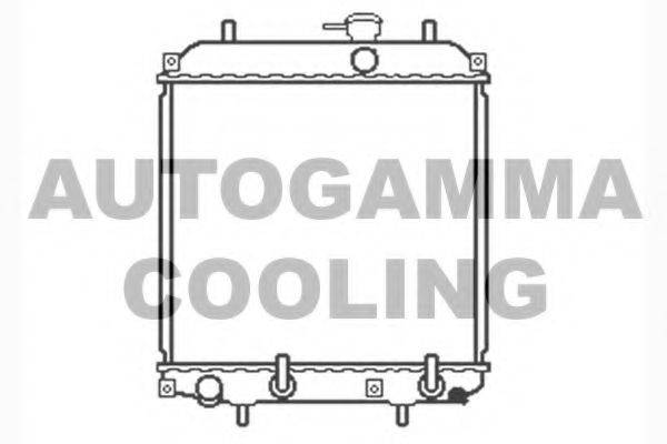 Радиатор, охлаждение двигателя AUTOGAMMA 104042