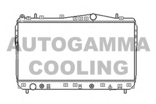 Радиатор, охлаждение двигателя AUTOGAMMA 104056