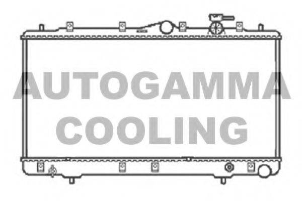 Радиатор, охлаждение двигателя AUTOGAMMA 104063