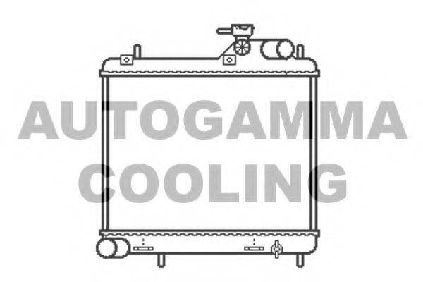Радиатор, охлаждение двигателя AUTOGAMMA 104082