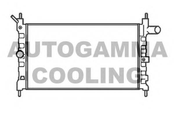 Радиатор, охлаждение двигателя AUTOGAMMA 104116