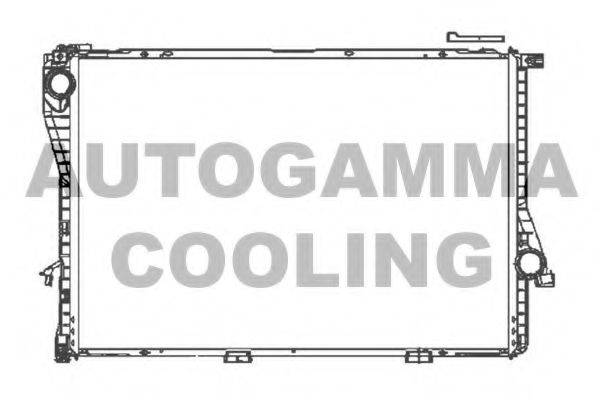 Радиатор, охлаждение двигателя AUTOGAMMA 104143