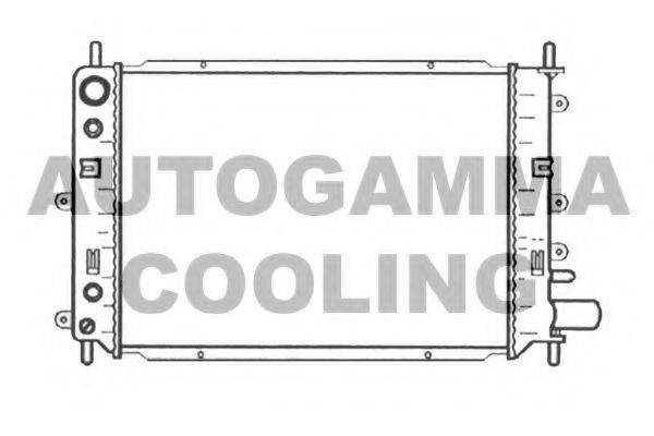 AUTOGAMMA 104144 Радиатор, охлаждение двигателя
