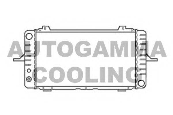 Радиатор, охлаждение двигателя AUTOGAMMA 104145