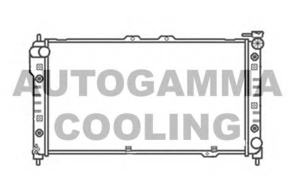 Радиатор, охлаждение двигателя AUTOGAMMA 104176