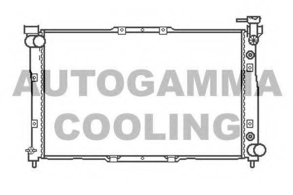 Радиатор, охлаждение двигателя AUTOGAMMA 104523