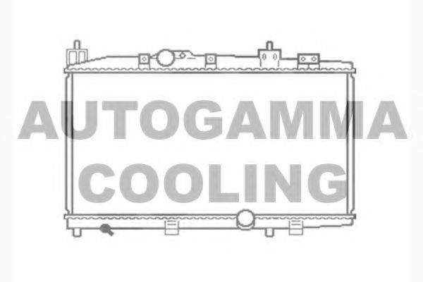 AUTOGAMMA 104566 Радиатор, охлаждение двигателя