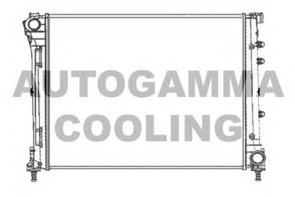 Радиатор, охлаждение двигателя AUTOGAMMA 104619