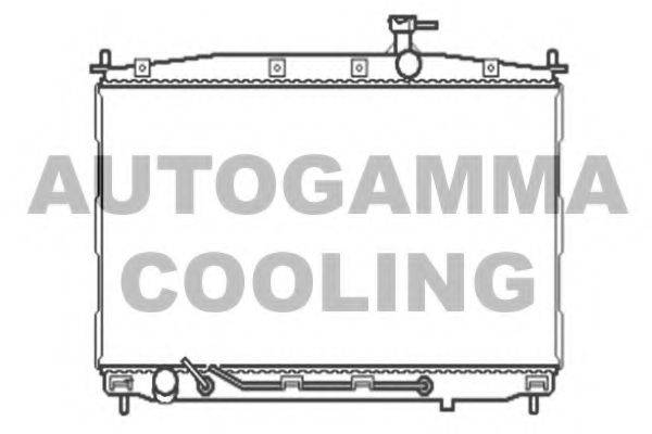 Радиатор, охлаждение двигателя AUTOGAMMA 104644